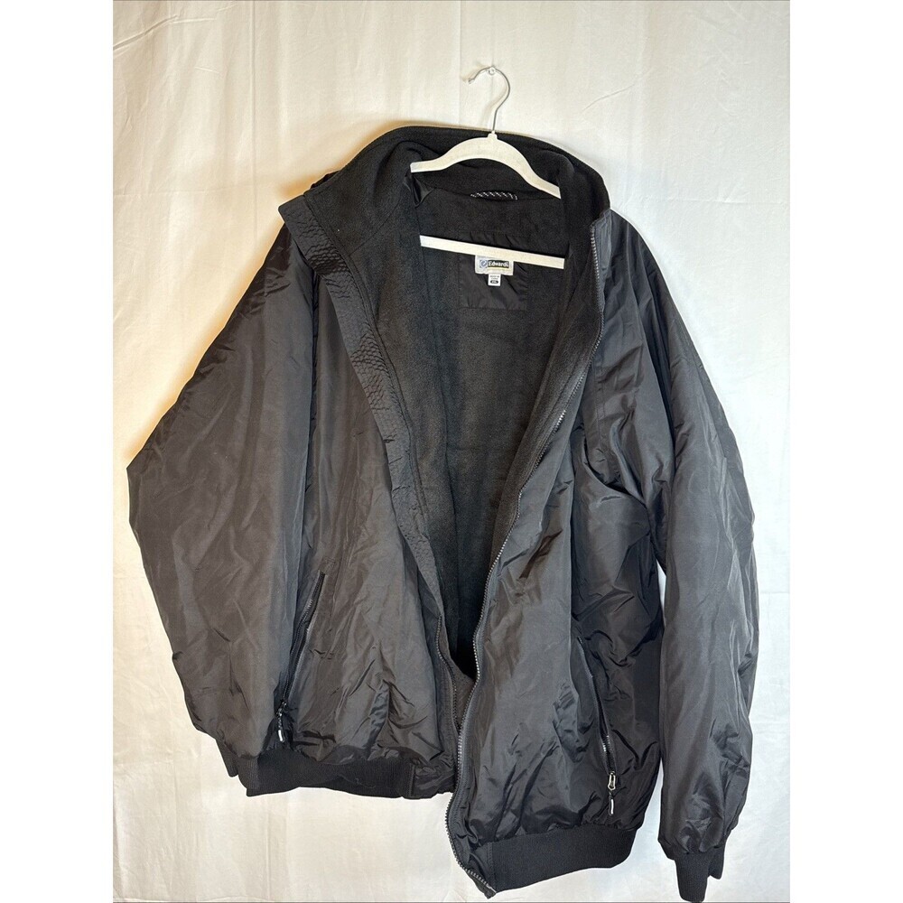Edwards Jacket Men's 2XL Black Water Resistant Fleece Lined Preowned